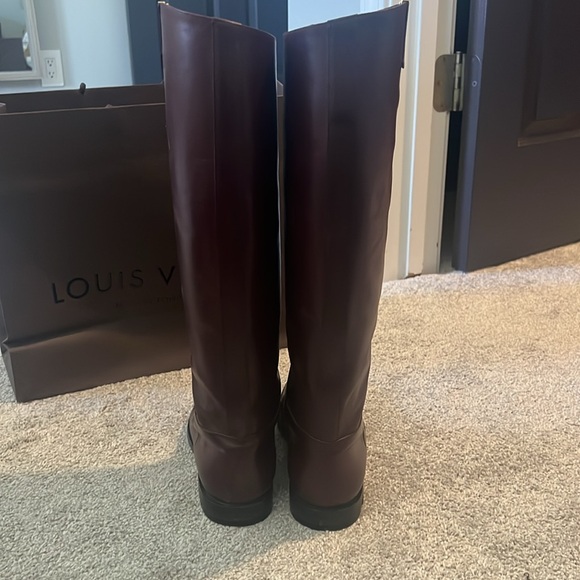 Louis Vuitton Heritage flat high boot size 38.5 - Picture 4 of 7